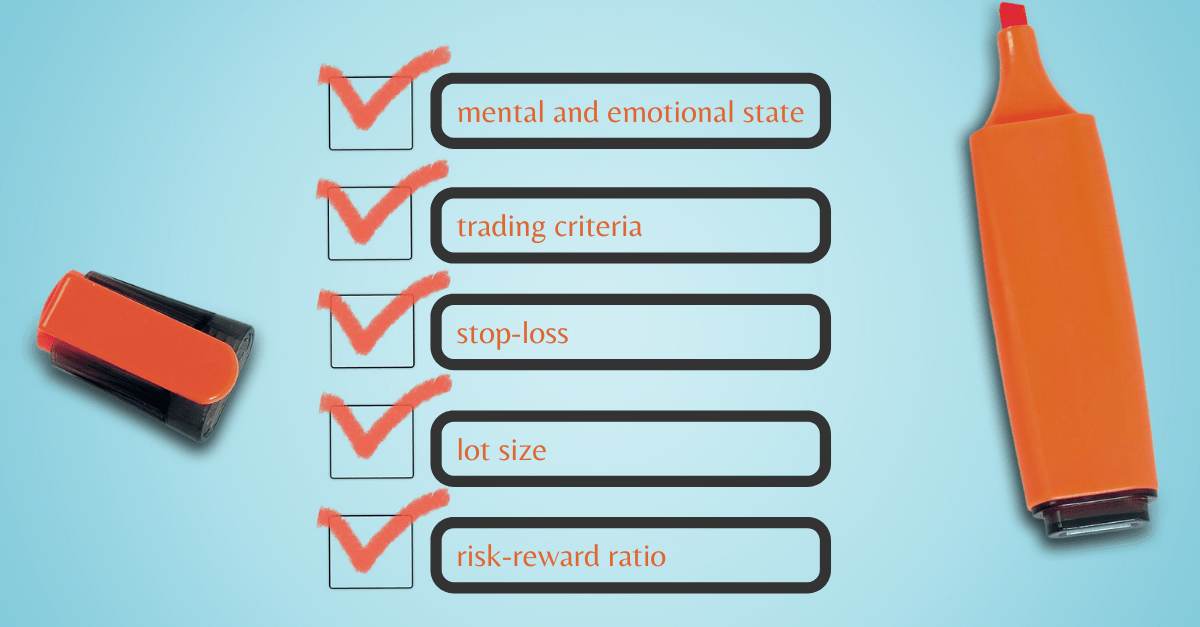 image of a checklist with an orange highlighter and cap on either side of it