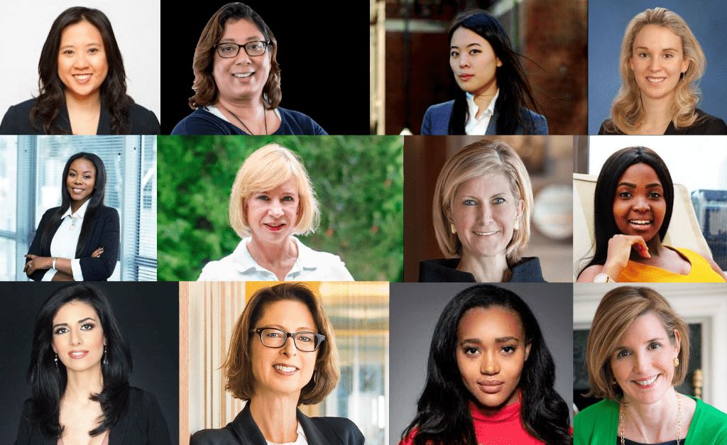 collage of top female traders