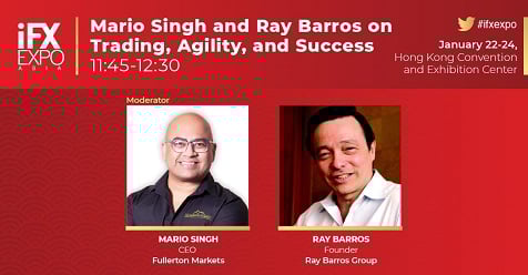 Mario Singh and Ray Barros Talk Trading at iFX EXPO Asia Stage